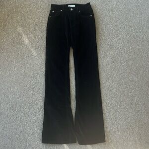 PULL & BEAR BLACK PANTS FLARE SIZE 6
